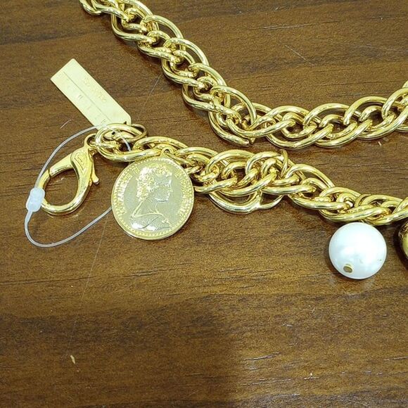 The Limited Y2K Gold Charm Chunky Statement Belt main image 6